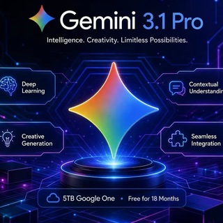 Telegram kanalining logotibi gemini_ai_prouz — Gemini Ai Pro