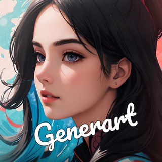 Логотип телеграм канала @generart_tg — GENERART | Творчество нейросети