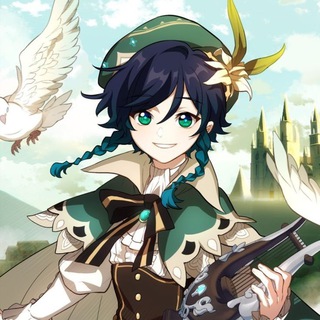 Логотип телеграм канала @genshiin_arts — геншин арты