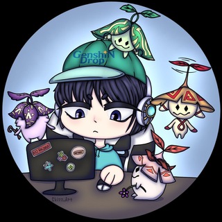 Логотип телеграм канала @genshin_streamers — GenshinDrop Streamers / Стримеры ГеншинДроп