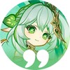 Логотип телеграм канала @genshin_quotes — Random Genshin Quotes