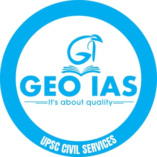 Logo saluran telegram geo_ias — GEO IAS ( UPSC )