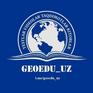 Telegram kanalining logotibi geoedu_uz — GEOEDU.UZ