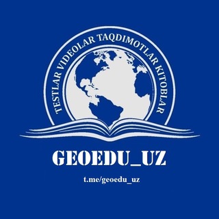 Telegram channel Geoedu_uz logo