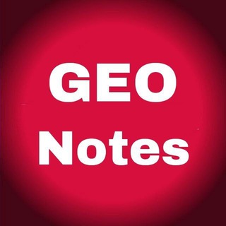 Telegram channel A/L GEO NOTES 📚 logo