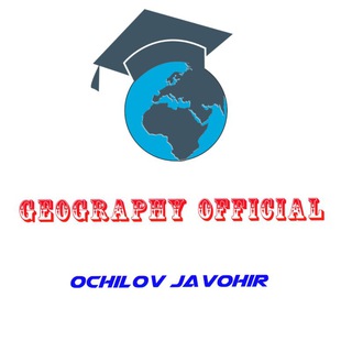 Telegram kanalining logotibi geography_official — 🇺🇿 Geografiya Testlar