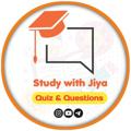 Logo saluran telegram geography_by_jiya_mam — Study With Jiya : Quize & Questions