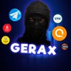 Логотип телеграм канала @geraxabuz — GERAX