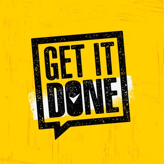 Логотип телеграм канала @get_shit_done — GET IT DONE | Маркетинг и реклама