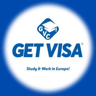 Логотип телеграм канала @getvisa_study — GET VISA | Study Abroad