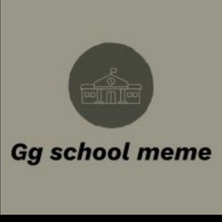 የቴሌግራም ቻናል አርማ ggschoolmeme — GG SCHOOL シ︎
