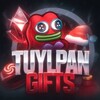 Логотип телеграм канала @giftsotkenta — тюльпан дарит🌷