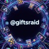 Логотип телеграм канала @giftsraid — 🎁 [GIFTSRAID] Раздачи подарков в Telegram | Аирдропы, Portals, халява | Фарм, розыгрыши, MRKT | Взаимки, инвайты, NFT | Gifts
