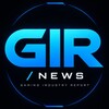 Логотип телеграм канала @gir_news — GIR / NEWS