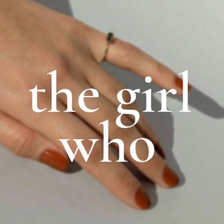 Логотип телеграм канала @girl_who — the girl who