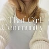 Логотип телеграм канала @girlcommunitys — That girl community | self care