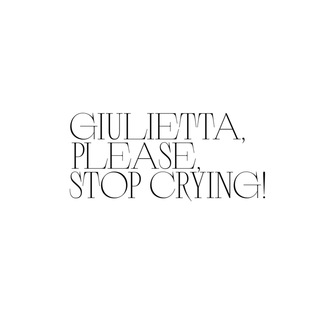 Логотип телеграм канала @giulettaplsstopcrying — Giulietta, please, stop crying