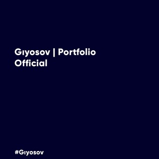 Telegram kanalining logotibi giyosov_portfolio — Giyosov | Portfolio