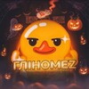Логотип телеграм канала @glinomez_com — утка лудоман