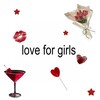 Логотип телеграм канала @glnewslover — love for girls | gl news