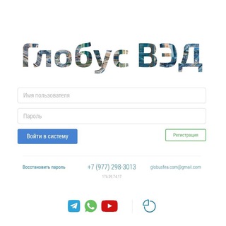 Логотип телеграм канала @globusved — Таможенная статистика