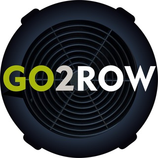 Логотип телеграм канала @go2row — GO2ROW. Официальный дистрибьютор Concept2 в России