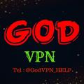Logo saluran telegram godvpn_help — ⚡GOD VPN⚡