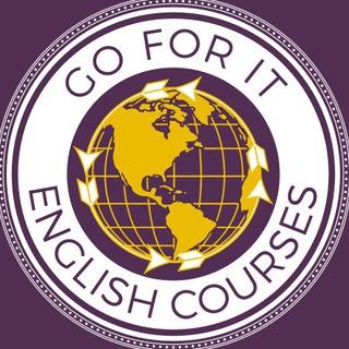 Logotipo do canal de telegrama goforitcourses - GO FOR IT English Courses (by Gustavo Rangel)