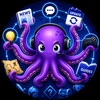 Логотип телеграм канала @gogameoctopus — GO: GameOctopus