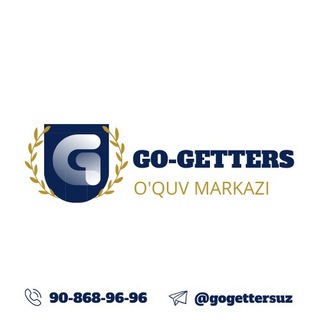 Telegram kanalining logotibi gogettersuz — Go-Getters|O’quv markazi