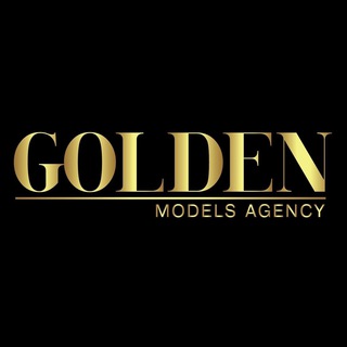 Логотип телеграм канала @goldenmodelsagency — GOLDEN models agency