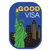 Логотип телеграм канала @goodvisaus — ВИЗЫ США B1/B2, F1/F2, J1/J2: туристическая, студенческая, деловая, для участников программ обмена | Good Visa USA