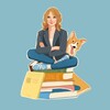 Логотип телеграм канала @goraknig — Хозяйка книжной горы