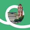 Логотип телеграм канала @goroda_pobratimy — Побратимство Петербурга и Мариуполя