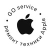 Логотип телеграм канала @goserviceapple — GO service ремонт Apple