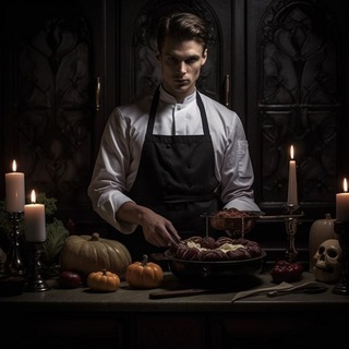 Логотип телеграм канала @gothic_kitchen — The Gothic Kitchen🎃