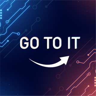 Telegram арнасының логотипі gotoitkz — Go to IT