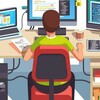 Логотип телеграм канала @gptblooper — НЕЙРОПАНК