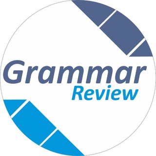 Logo of telegram channel grammarreview — Grammar Review