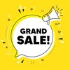 Логотип телеграм -каналу grand_sale_2024 — GRAND SALE: Акції,знижки,розпродаж,даром,торгівля,продажа,комерція,покупка,прожад,аліекспрес,пропозиції,шаленізнижки