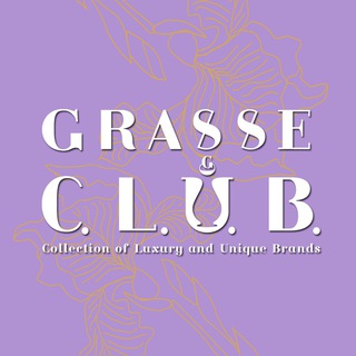 Логотип телеграм канала @grasse_club — GRASSE C.L.U.B. на связи!