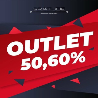 Логотип телеграм канала @gratudeoutlet — Gratude OUTLET