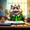 Логотип телеграм канала @greedy_humster — Хомяк в США 🇺🇸: банки,карты и финансы