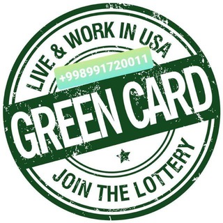 Telegram channel Green card Uzb gren karta green karta grin karta logo