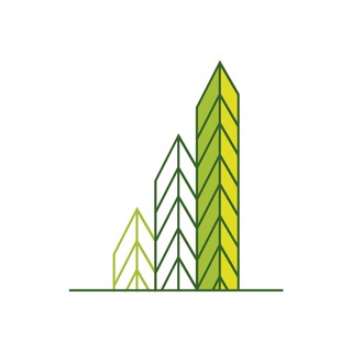 Логотип телеграм канала @greenverticalofficial — ЖК «Зеленая Вертикаль»