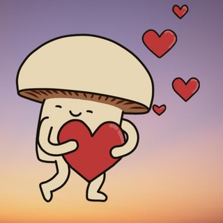 Логотип телеграм канала @gribnoecarstwo — MUSH LOVE💜