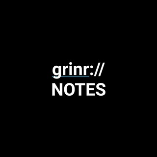 Логотип телеграм канала @grinrillnotes — grinr://⁣⁣⁣⁣⁣⁣⁣⁣notes