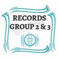 Logo saluran telegram group2and3records — Group 2 and 3