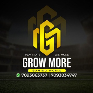 Logo saluran telegram grow_more_gaming — GROW MORE GAMING WORLD