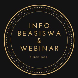 Logo saluran telegram grupinfoseminar — INFO BEASISWA & WEBINAR